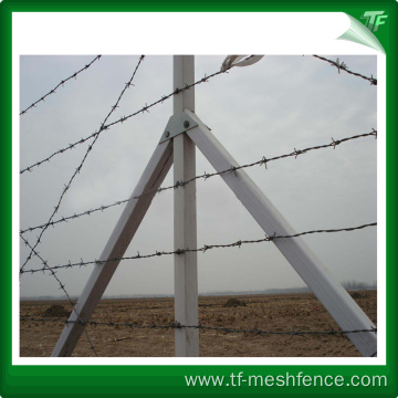 Hot dipped galvanized Straight Razor Barbed Wire